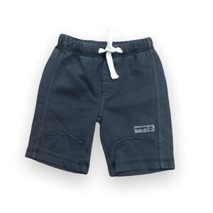 naartjie Boys Shorts Size 12-18 Months Elastic Waist Gray Knit Drawstring‎